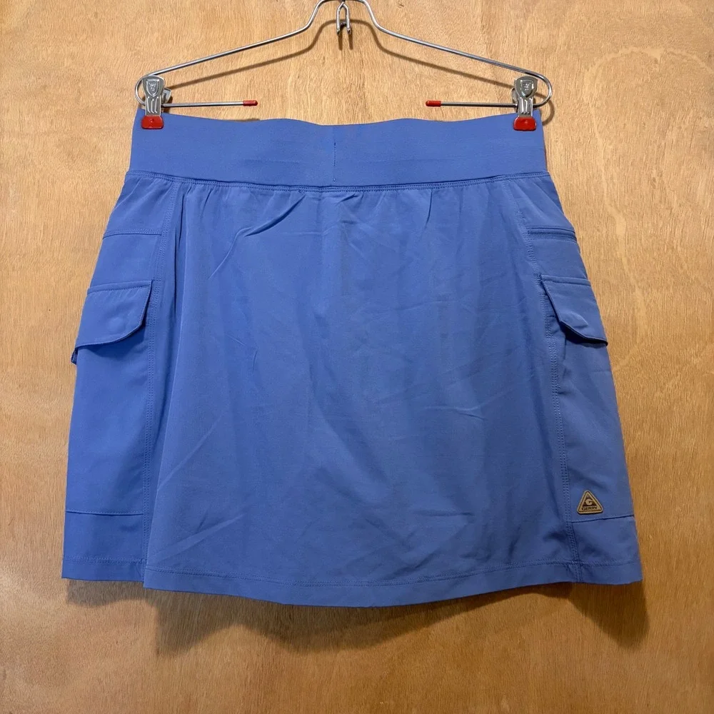 Gerry Cargo Utility Skort Medium Blue Hiking Gorpcore Active Travel Skirt *READ